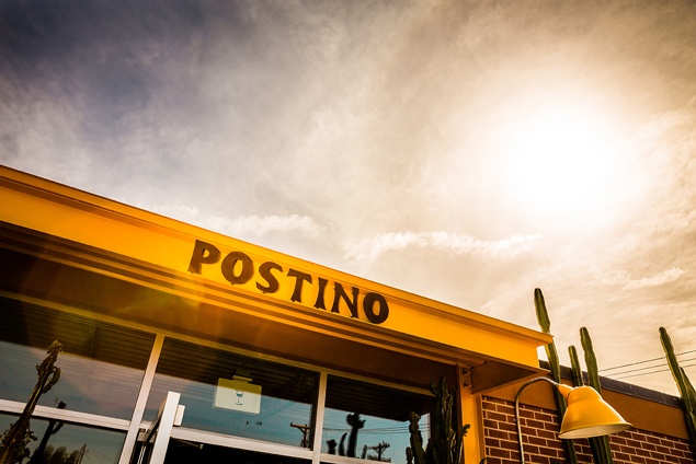 Entry to Postino Wine Bar in Arcadia, Phoenix, Arizona